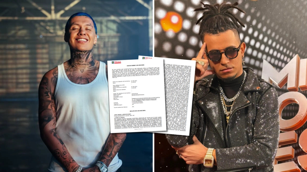 Audiencia de imputación a Blessd y Dímelo Jara, por presunto secuestro extorsivo en Medellín contra el imitador de Ozuna, fue suspendida: ¿Por qué?