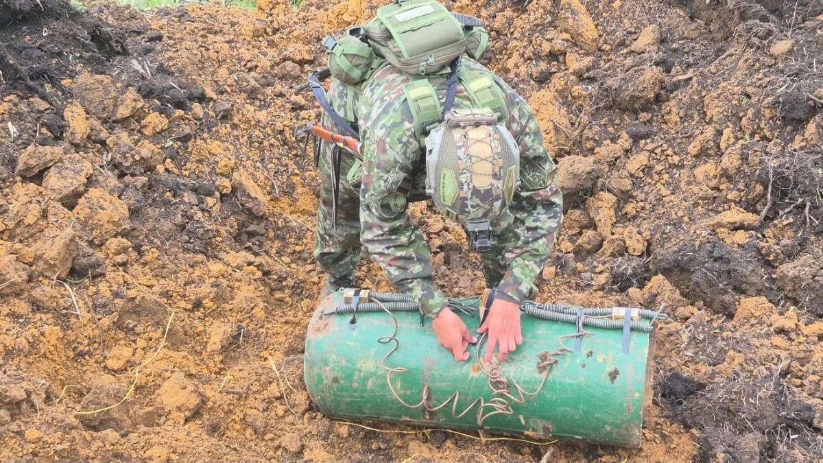 Ejército neutraliza 40 artefactos explosivos en el Cauca: elementos pertenecerían a estructuras armadas ilegales