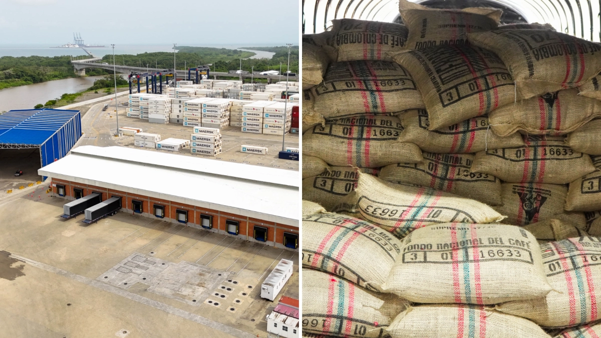 Puerto Antioquia realizó la primera exportación de café colombiano desde el Urabá