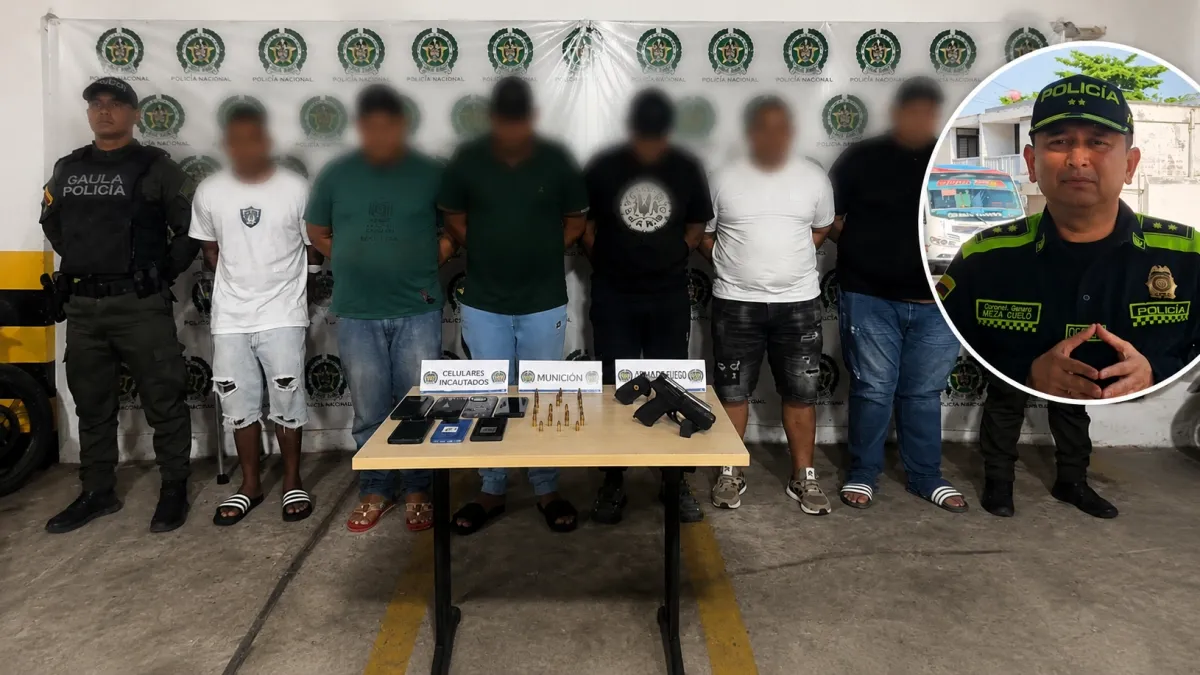 Seis capturados por secuestro y tortura en red de ‘gota a gota’: los operativos se realizaron en Barranquilla, Soledad y Puerto Colombia.